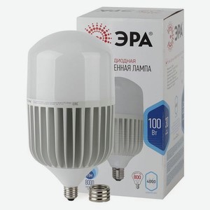 Лампа LED Эра E27/E40, груша, 100Вт, LED Power T160-100W-4000-E27/E40, одна шт. [б0056122]