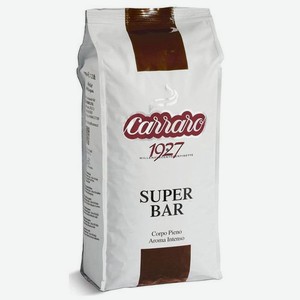 Кофе зерновой CARRARO Super Bar, средняя обжарка, 1000 гр