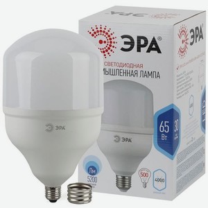 Лампа LED Эра E27/E40, груша, 65Вт, LED Power T160-65W-4000-E27/E40, одна шт. [б0027923]