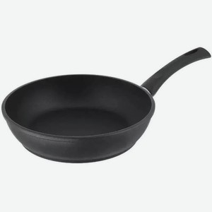 Сковорода Нева металл посуда Традиционная 6122, 22см, без крышки, черный