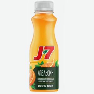 Сок Джей 7 апельсиновый с мякотью 0.3л