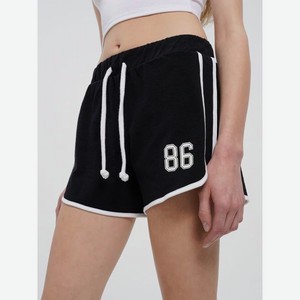 Спортивные короткие шорты с надписью 86