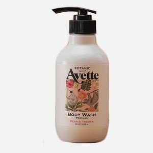Парфюмерный гель для душа c ароматом груши и цветка фрезии Avette Botanic Relief Pear & Freesia 400мл