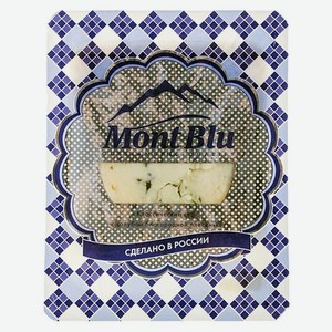 Сыр полутвердый Mont Blu с голубой плесенью 50% 100 г