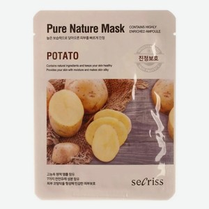 Маска тканевая для лица Anskin Secriss Pure Nature с экстрактом картофеля, 25 г