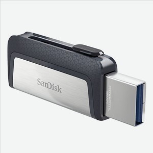 Флешка Ultra Dual Drive USB Type-C SDDDC2-256G-G46 256Gb Серая Sandisk