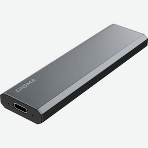 Внешний твердотельный накопитель(SSD) MEGA X 1Tb DGSM8001T1MGG Темно серый Digma