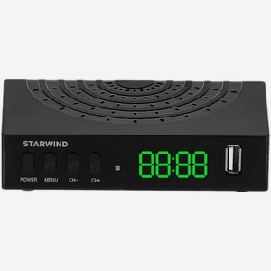 Ресивер DVB-T2 StarWind CT-240, черный
