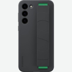 Чехол (клип-кейс) Samsung Silicone Grip Case, для Samsung Galaxy S23+, черный [ef-gs916tbegru]