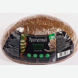 Хлеб <Ароматный> из смеси ржаной и пшеничной муки подовый 300г Россия