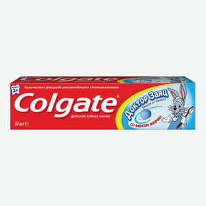 Зубная паста Colgate детская Доктор Заяц со вкусом жвачки, 50 мл