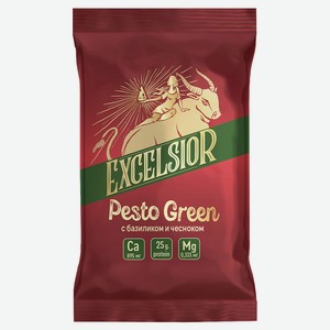 Сыр pesto green 180 г 45% базилик чеснок exelsior
