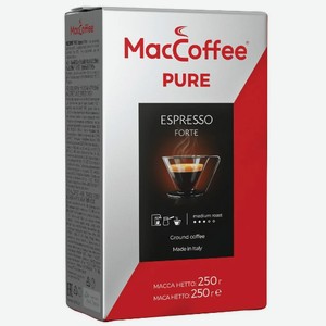 Кофе МакКофе Пьюр Эспрессо Форте 250г зерно