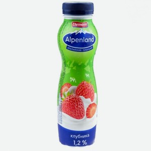 Йогуртный продукт Альпенленд 290г 1,2% клубника/6