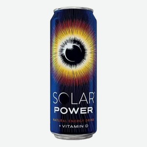 Энергетический напиток Solar Power Brain Boost газированный 0,43 л
