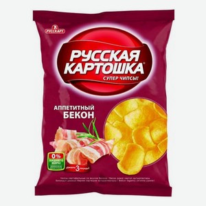Чипсы картофельные Русская Картошка бекон 80 г