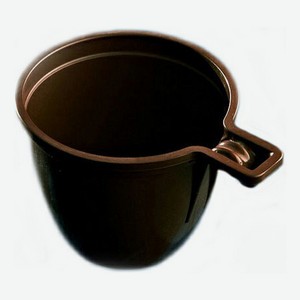 Чашки одноразовые Мистерия коричневые 200 мл 50 шт