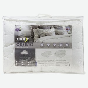 Одеяло евро Wellness белое, 200х220 см