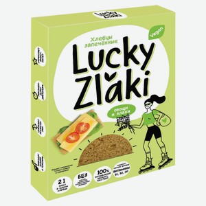 Хлебцы хрустящие Lucky Zlaki запеченные Овощи и злаки, 72 г
