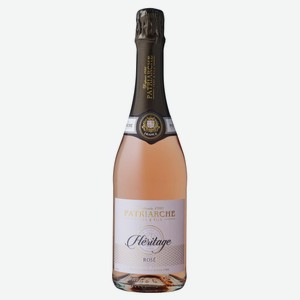 Игристое вино Patriarche Heritage Rose розовое брют Франция, 0,75 л