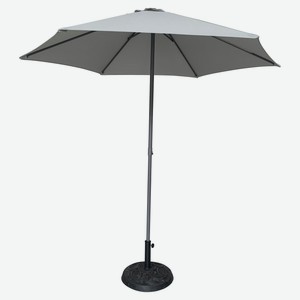 Зонт садовый серый, d 270 h 255 см