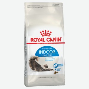 Сухой корм для кошек Royal Canin Indoor Long Hair для длинношерстных пород, 400 г