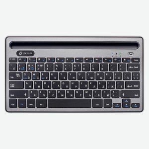 Клавиатура «Оклик» 845M серый/черный USB беспроводная BT/Radio slim Multimedia