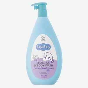 Шампунь для волос и тела детский Bebble Shampoo & Body Wash 0+, 400 мл