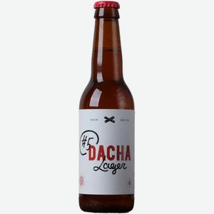 Пиво  Дача  Лагер #5, 330 мл, Янтарное