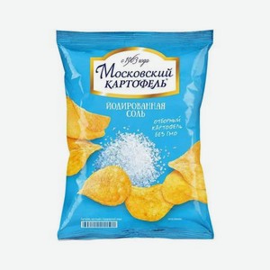 Чипсы Русский Продукт Московский картофель с йодированной морской солью 130 г