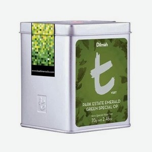 Чай зелёный Dilmah t-Series Park estate Emerald special OP, 70 г