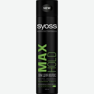 Лак для волос Syoss Max Hold максимально сильная фиксация, 400 мл