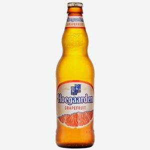 Пивной напиток Hoegaarden грейпфрут нефильтрованный осветленный 4,6% 0,44 л