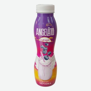 Йогурт питьевой Angelato черника 2.5%, 290 г