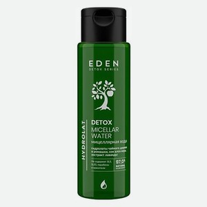 EDEN Мицеллярная вода Hydrolat для снятия макияжа с гидролатами ромашки и чайного дерева DETOX
