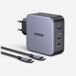 Сетевое зарядное устройство UGREEN CD289 (90549) Nexode USB-A+2*USB-C 140W Black