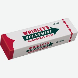 Резинка жевательная Wrigley s Spearmint, 13 г