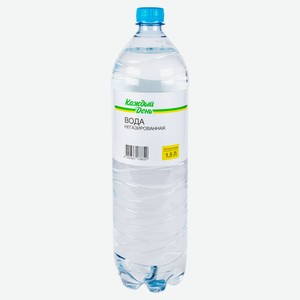 Вода питьевая «Каждый день» негазированная, 1,5 л
