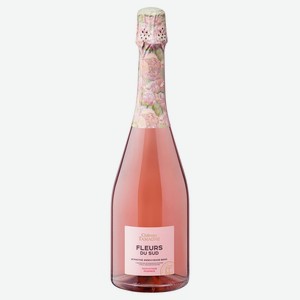Игристое вино Chateau Tamagne Fleurs du Sud розовое полусухое Россия, 0,75 л