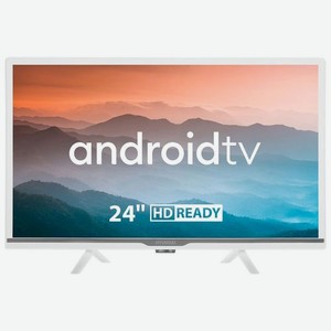 24  Телевизор Hyundai H-LED24BS5002, HD, белый, СМАРТ ТВ, Android
