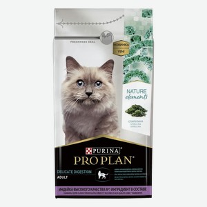 Purina Pro Plan nature Elements для кошек с чувствительным пищеварением, с индейкой (200 г)