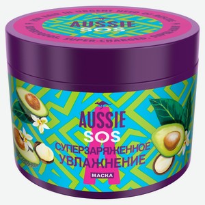 Масло для волос Aussie SOS Суперзаряженное увлажнение с австралийскими суперфудами для сухих волос, 450 мл