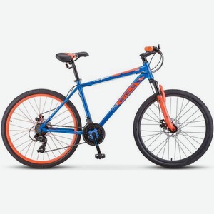Велосипед STELS Navigator-500 MD F020 (2021), горный (взрослый), рама 20 , колеса 26 , синий/красный, 17.24кг [lu088910]