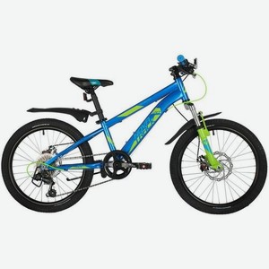 Велосипед NOVATRACK Pointer (2021), городской (подростковый), рама 12 , колеса 20 , голубой, 13.2кг [20sh6d.pointer.bl21]