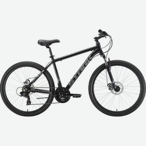 Велосипед STARK Indy D Shimano (2022), горный (взрослый), рама 18 , колеса 26 , черный/серый, 15.3кг [hq-0005050]