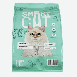 Сухой корм для стерилизованных кошек с курицей Smart Cat 1,4кг