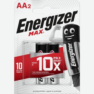 Батарейка Energizer MAX AA 2 шт.