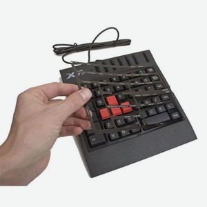 Клавиатура Игровой блок A4 X7-G100 черный USB Multimedia for gamer A4Tech