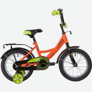 Велосипед NOVATRACK Vector (2020), городской (детский), колеса 14 , оранжевый, 9.7кг [143vector.or20]
