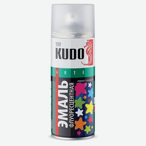 Эмаль KUDO флуоресцентная белая, 520 мл